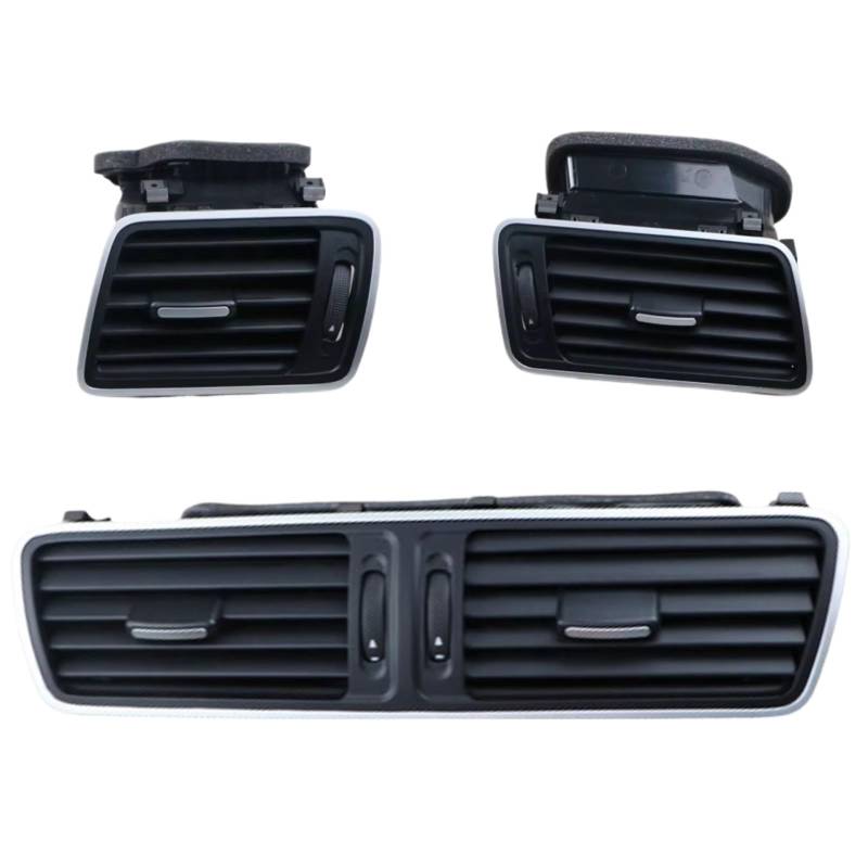 A/C-Auslassöffnung Für VW Für Passat CC B6 B7 R36 3AD 819 728A 701A 702A Auto LHD Chrom Klavier Farbe Dashboard Klimaanlage Outlet Vent Klimaanlage Vents von ELDVSUA