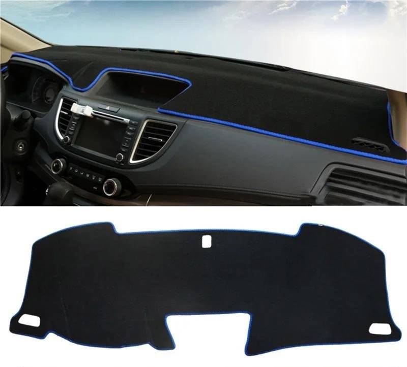 Armaturenbrett Abdeckung Matte Für CRV 5th 2017 2018 2019 2020 2021 2022 Auto Dashboard Abdeckung Matte Vermeiden Licht Pad Instrument Plattform Dashboard Teppich(2012-2016 Blue Side) von ELDVSUA