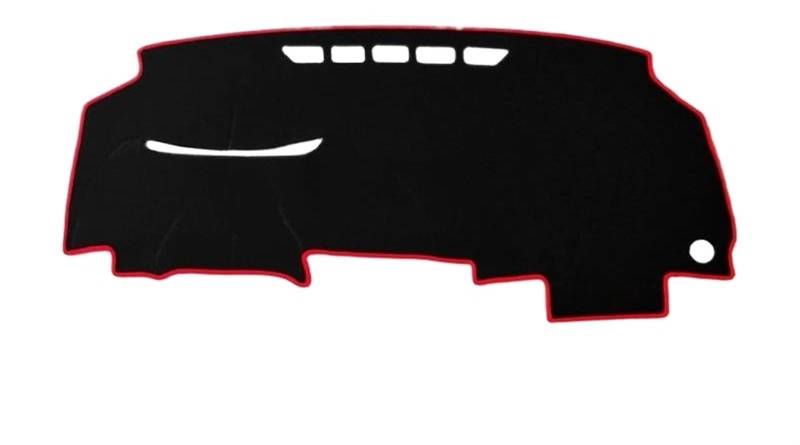 Armaturenbrett Abdeckung Matte Für Civic 8th 2006 2007 2008 2009 2010 2011 Auto Dashboard Abdeckung Sonnenschutz Matte Instrument Panel Teppiche(A Red Side) von ELDVSUA