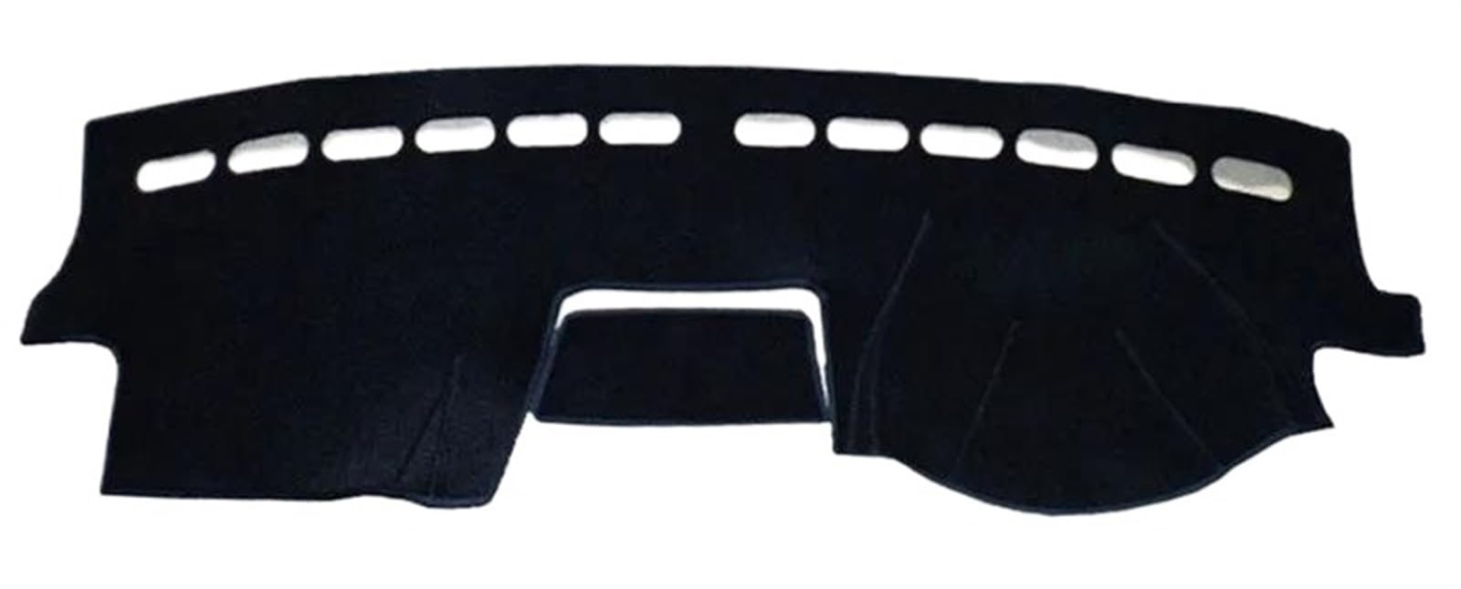 Armaturenbrett Abdeckung Matte Für Skoda Für Octavia Für A5 2005-2010 2010 2011 2012 2013 2014 Armaturenbrettabdeckung Matte Pad Dash Sonnenschirm Instrument Teppich(Black Edge RHD) von ELDVSUA