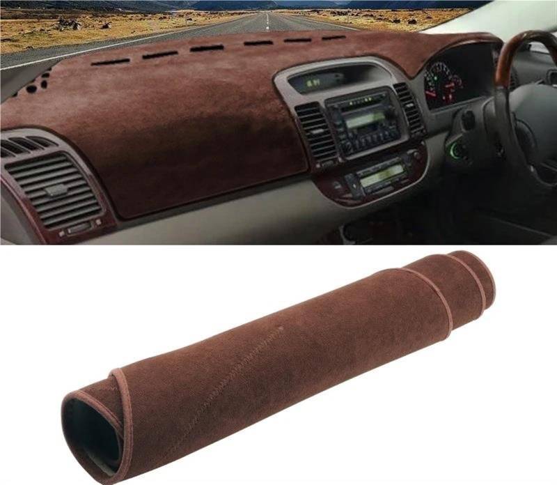 Armaturenbrett Abdeckung Matte Für Toyota Für Camry 30 XV30 2002 2003 2004 2005 2006 Auto Dashboard Abdeckung Sonnenschutz Vermeiden Licht Matte Pad(B RHD Brown) von ELDVSUA