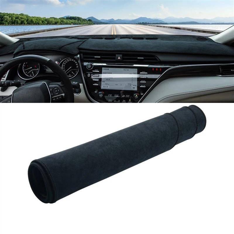 Armaturenbrett Abdeckung Matte Für Toyota Für Camry XV70 2018 2019 2020 2021 2022 2023 2024 Auto Dashboard Abdeckung Dash Matte Sonnenschutz Pad Zubehör(B LHD Black) von ELDVSUA