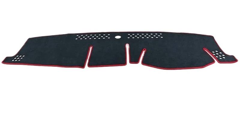 Armaturenbrett Abdeckung Matte Für Toyota Für Yaris Für Cross XP210 2020 2021 2022 2023 2024 Auto Armaturenbrettabdeckung Armaturenbrettmatte Sonnenschutz Unterlage(RHD Black Red) von ELDVSUA