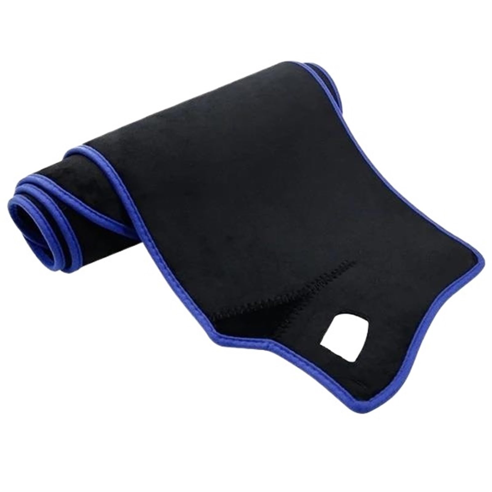 Armaturenbrett Abdeckung Matte Für VW Für Polo MK4 9N 9N3 2002 2003 2004 2005 2006 2007 2008 Matte Dashboard Abdeckung Pad Sonnenschirm Dashmat Teppich(A Blue Edge,RHD) von ELDVSUA