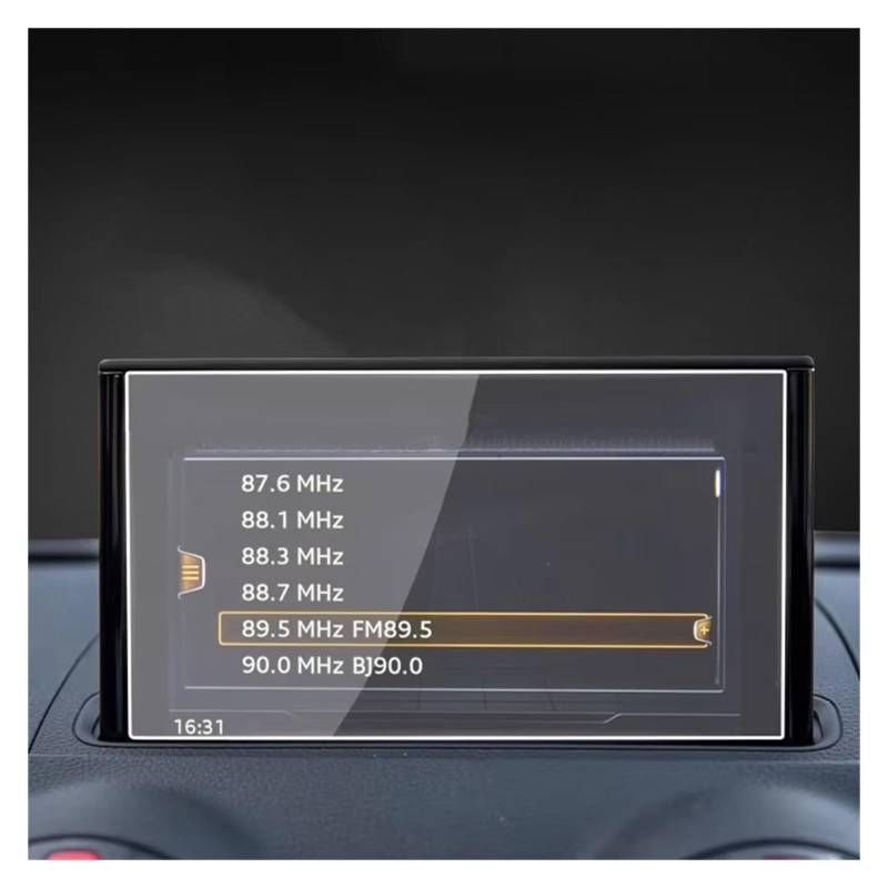 Displayschutz-Folie Für A3 S3 RS3 RS5 RS6 RS7 8V Auto 8 Zoll GPS-Navigationsfilm LCD-Bildschirm Kratzfester Schutzfilm Aus Gehärtetem Glas Displayschutz von ELDVSUA