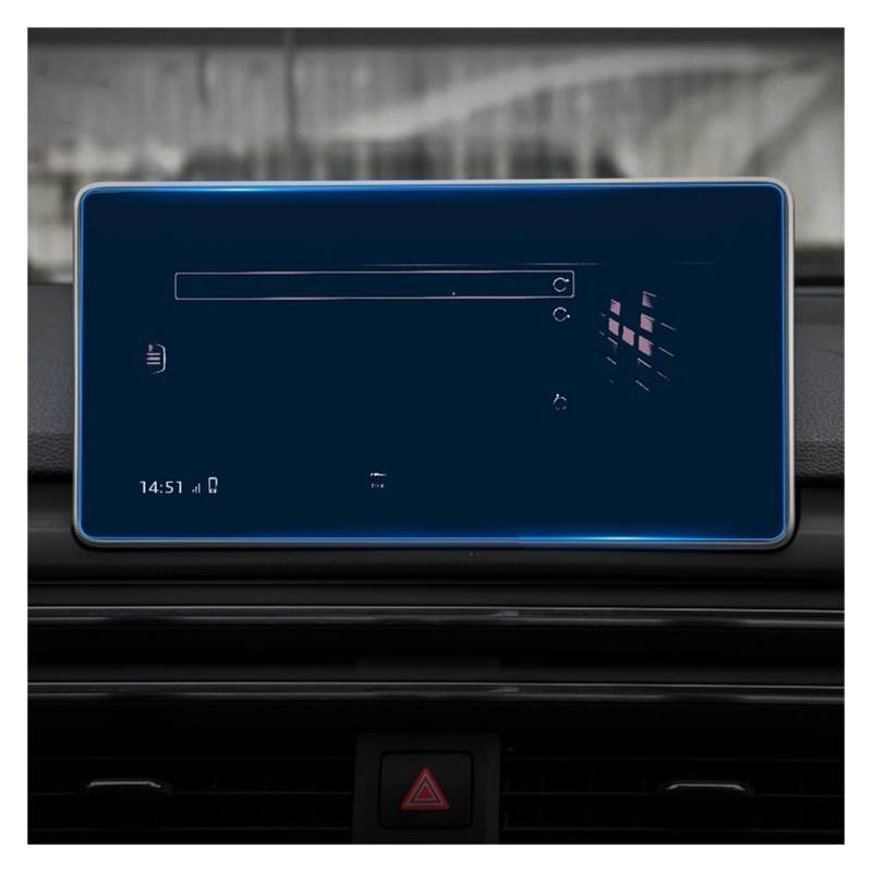 Displayschutz-Folie Für A4 B9 S4 Für A5 S5 Für Q5 2016-2019 Auto GPS Radio Navigation Dashboard Displayschutzfolie LCD Gehärtetes Glas Displayschutz von ELDVSUA