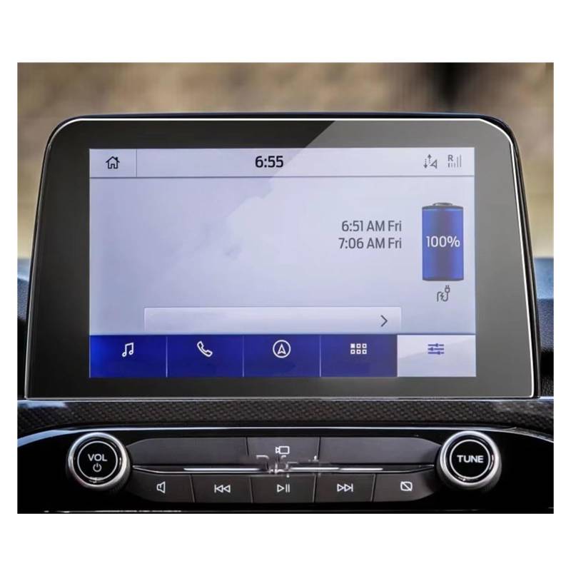 Displayschutz-Folie Für Ford Für Kuga 2020 Auto GPS Navigation Stahl Schutz Gehärtetem Glas Screen Protector Film Displayschutz von ELDVSUA