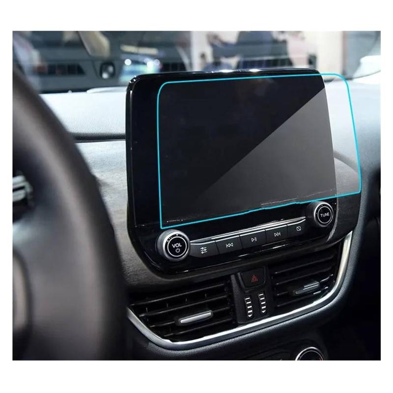 Displayschutz-Folie Für Ford Für Puma MK2 ST Line 2019-2022 8 Zoll Auto-GPS-Navigationsbildschirm Kratzfester Displayschutzfilm Gehärtetes Glas Displayschutz von ELDVSUA