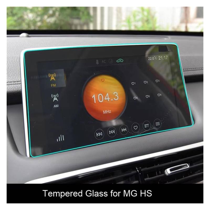 Displayschutz-Folie Für MG Für HS 2021 Auto-Innenraum GPS-Navigation Gehärtetes Glas Displayschutzfolie Aufkleber Auto Auto Displayschutz Displayschutz von ELDVSUA