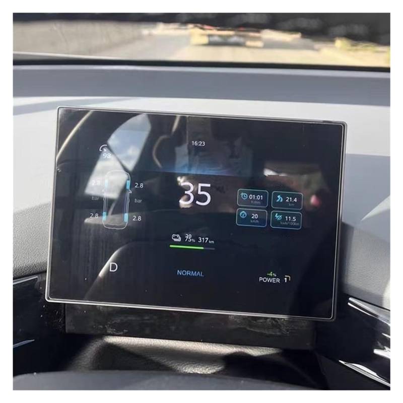 Displayschutz-Folie Für MG Für Mulan Für MG4 2021 2022 2023 Auto-Infotainment-Radio GPS-Navigations-Armaturenbrett Displayschutzfolie Aus Gehärtetem Glas Displayschutz von ELDVSUA