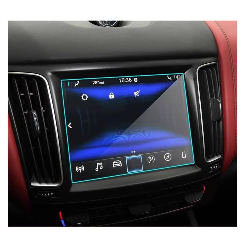 Displayschutz-Folie Für Maserati Für Levante 2016-2020 Displayschutzfolie Aus Gehärtetem Glas, Für Auto-GPS-Navigation Displayschutzfolie Displayschutz von ELDVSUA