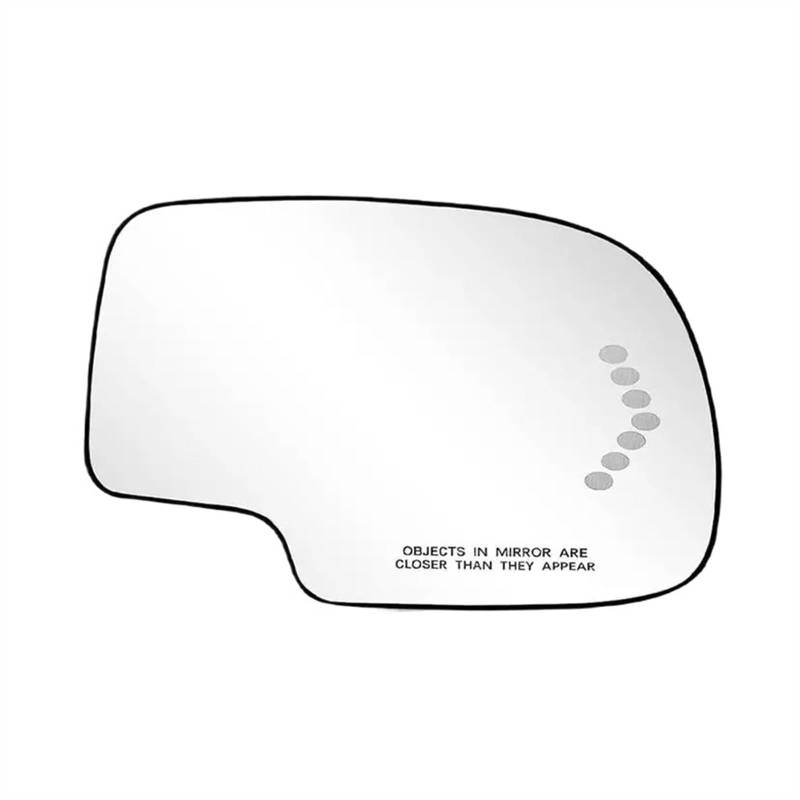 Ersatzspiegelglas Für Chevy Für GMC Yukon Für Cadillac 2003 2004 2005 2006 Links Rechts Seite Beheizte Flügel Tür Spiegel Glas Konvexen Blinker 88944391 Umkehrlinse Rückfahrglas Spiegel von ELDVSUA