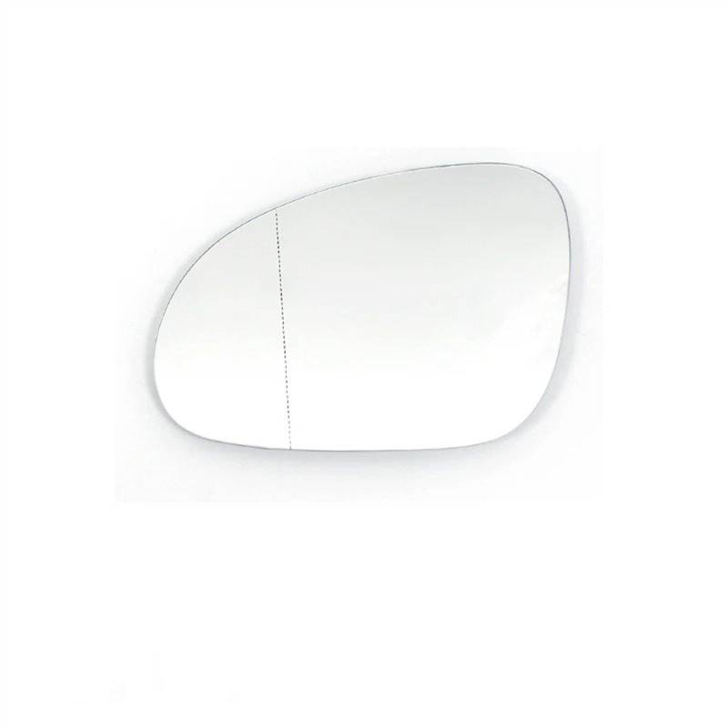 Ersatzspiegelglas Für VW Für Golf 6 MK6 2009 2010 2011 2012 Rückspiegelglas Seitenflügelspiegel Konvex Beheizter Flügelwinkel Außenteil Umkehrlinse Rückfahrglas Spiegel von ELDVSUA