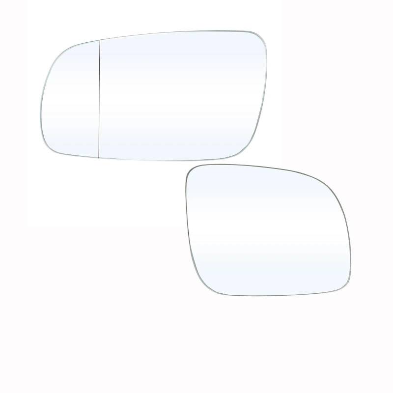 Ersatzspiegelglas Für VW Für Golf Für Bora Für Jetta MK4 1996-2004 Links Rechts Seite Flügel Spiegel Weiß Glas Rückansicht außen Außenspiegel Konvex Umkehrlinse Rückfahrglas Spiegel von ELDVSUA