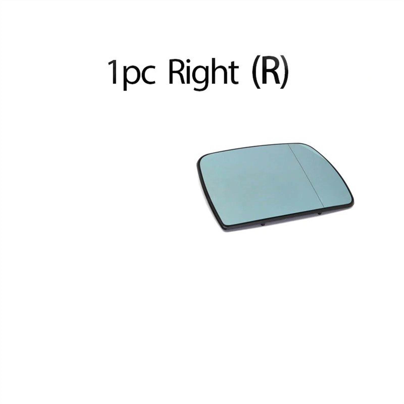 Ersatzspiegelglas Für X5 E53 1999 2000 2001 2002 2003 2004 2005 2006 Links und rechts blau beheizt Außenspiegel Glas Weitwinkel Rückspiegel Umkehrlinse Rückfahrglas Spiegel von ELDVSUA