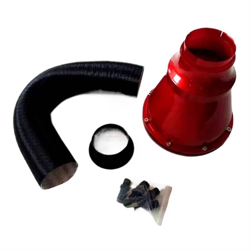 Luftansaugschlauch 70MM Luftfilter Geschlossenes Ansaugsystem Automotive Flow Luftfilter Air Ansaugkit System High-Flow Luftfilter Auto Lufteinlass von ELDVSUA