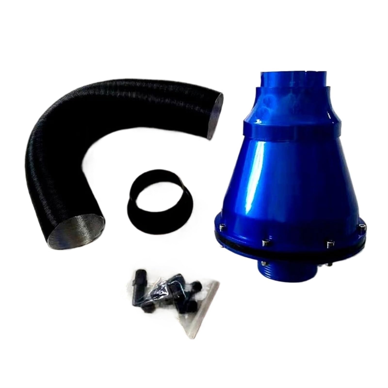 Luftansaugschlauch 70MM Luftfilter Geschlossenes Ansaugsystem Automotive Flow Luftfilter Air Ansaugkit System High-Flow Luftfilter Auto Lufteinlass von ELDVSUA