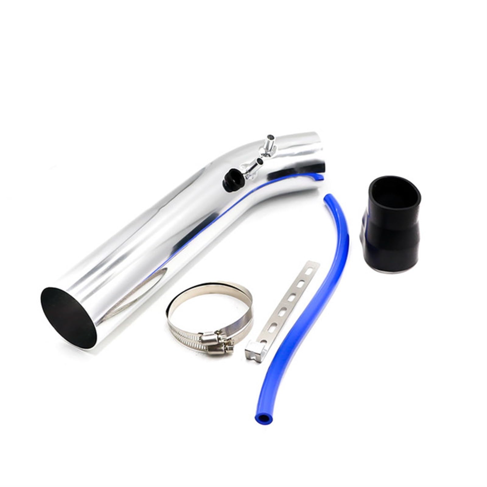 Luftansaugschlauch Universal Aluminium Auto Luftansaugrohr Kit 3'' Zoll 76mm Rohre Kaltluftansaugsystem Kanalrohr Kit Luftfilter Auto Lufteinlass von ELDVSUA