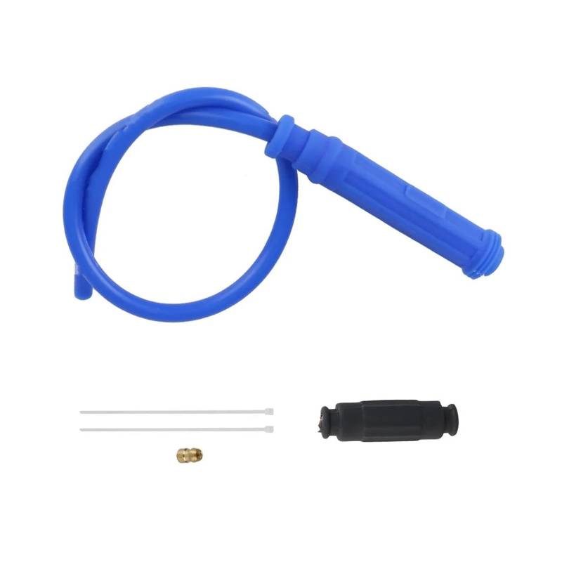 Motorrad Motorzündspule Für Dirt Bike Racing Go Kart Für ATV Roller Moto Für Zündkerze Universal Motorrad Zündspule Lridium Kabel(Blau) von ELDVSUA