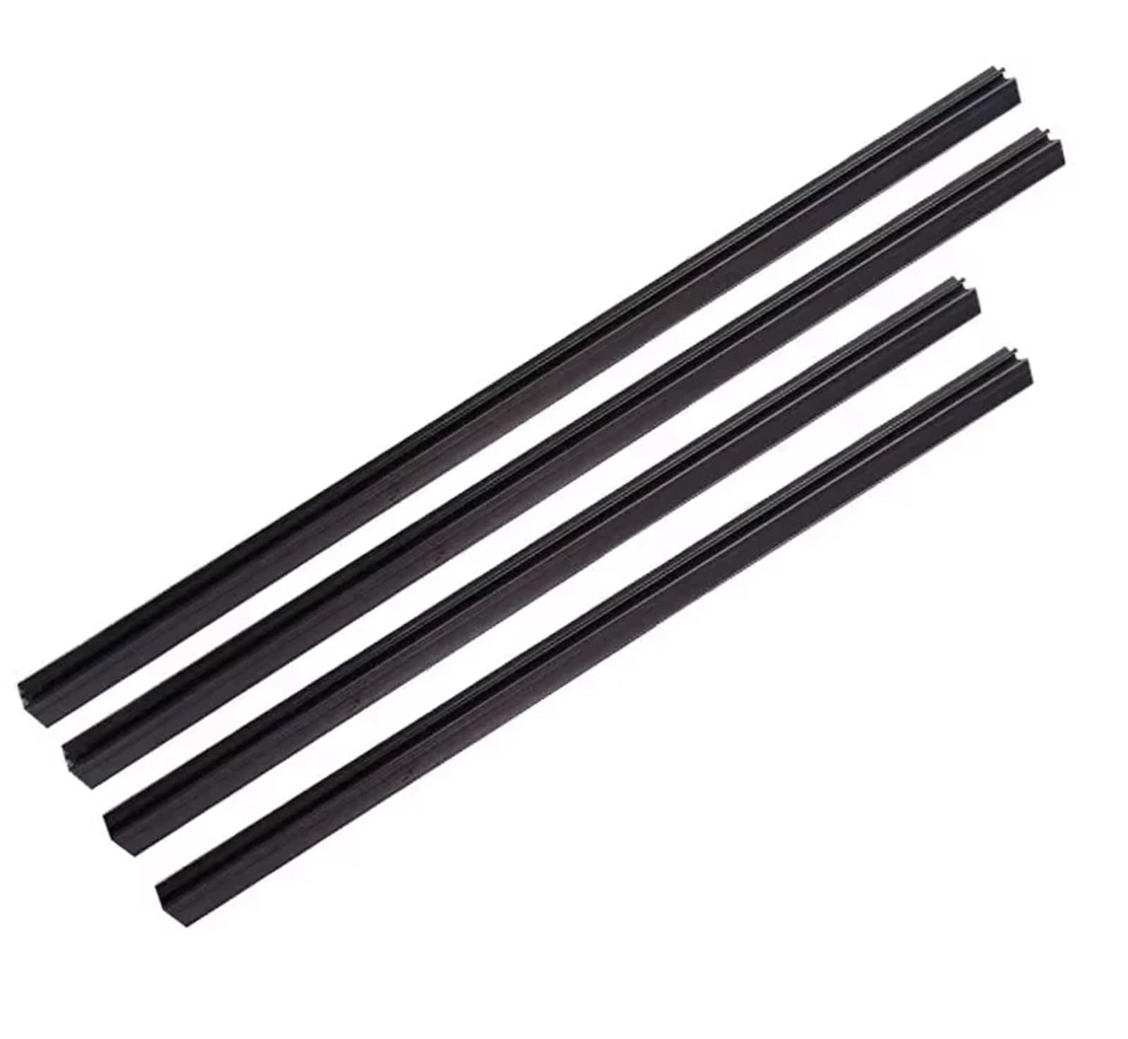 Window Weatherstrip Fensterdichtungen 4 Stücke Auto Außentür Fenster Gummi Dichtungsstreifen Für Mitsubishi Für Outlander 2007-2010 2011 2012 Wasserdichte Dichtungsstreifen(Inner Windows) von ELDVSUA