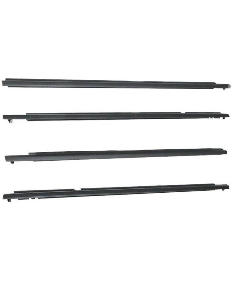 Window Weatherstrip Fensterdichtungen Auto Äußere Windows Gummi Dichtungs Wasserdichte Streifen Abdichtung Gürtel Moulding Trim Für Toyota Für Corolla 2009 2010 2011 2012(Schwarz) von ELDVSUA