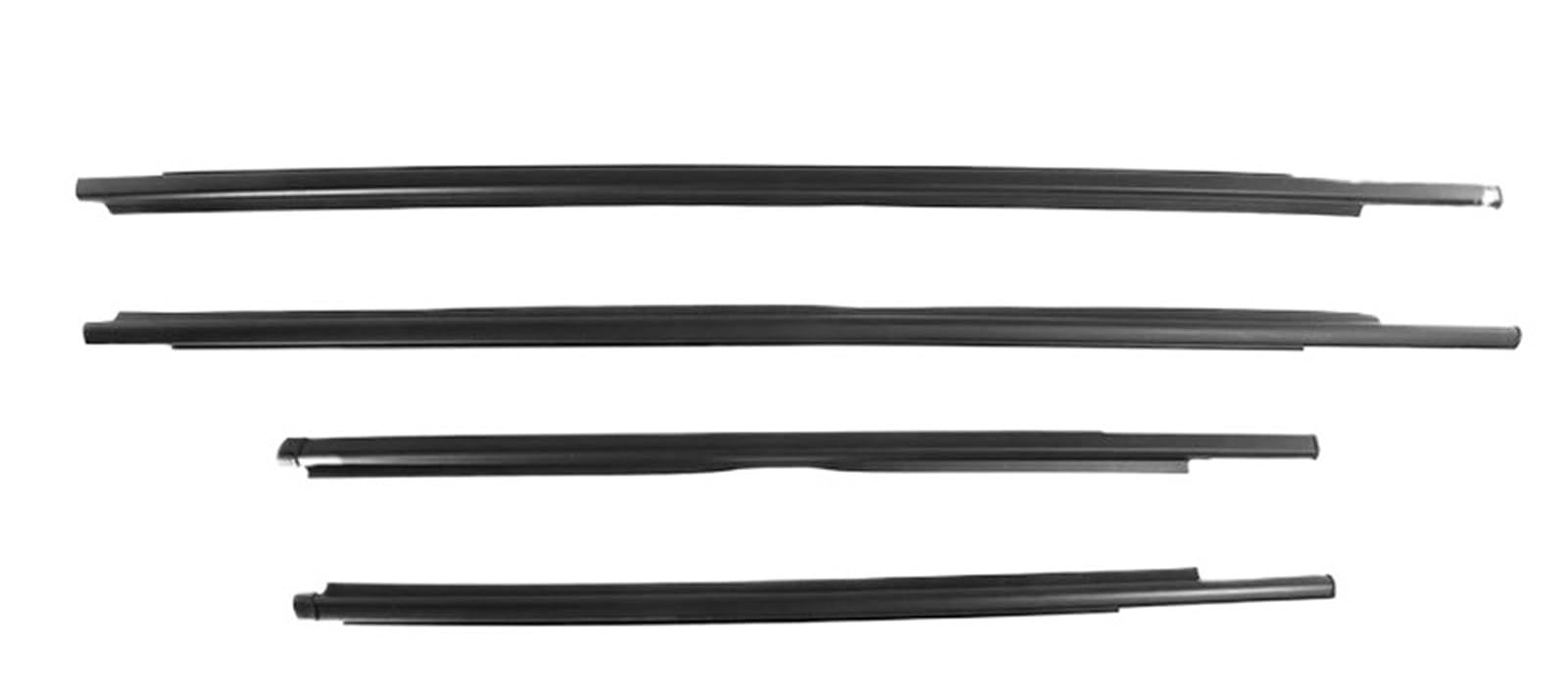 Window Weatherstrip Fensterdichtungen Für Toyota Für Yaris Limousine 4 Türen 2007-2011 2012 2013 2014 2015 2016 Fenster Vorne Hinten Seite Glas Gummi Dicht Streifen Gürtel von ELDVSUA