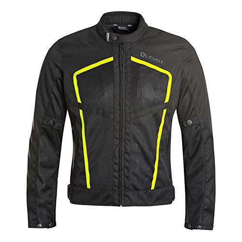 ELEVEIT JACKE AIR MANN,SCHWARZ/GELB,S von ELEVEIT