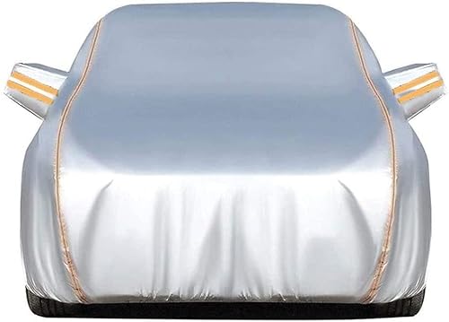 autoabdeckung Ganzgarage Schutz wasserdichte Autoabdeckung Für Ford Ranger Ranger Raptor S-Max Scorpio |Allwetter Auto Kratzschutz Plane Regen Schneeschutz Oxford Car Cover (Color : Silver, Size : S von ELIPOS