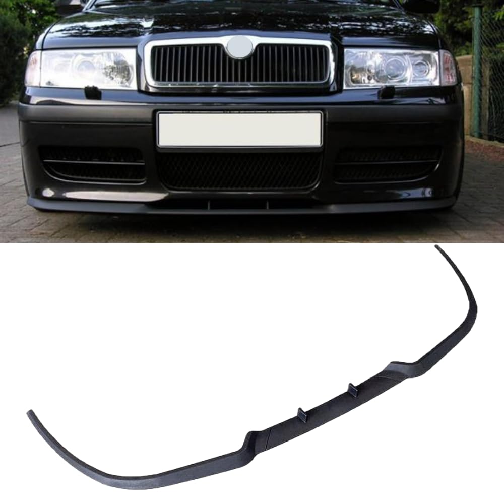 ELIT TUNING STORE Für Skoda Octavia MK1 MK2 1U 1Z Cupra R Frontstoßstange Lıp Spoiler Lıp Universal 3 Stück Karosserie Kit Sport Tuning Protector Autozubehör Außenteile von ELIT TUNING STORE