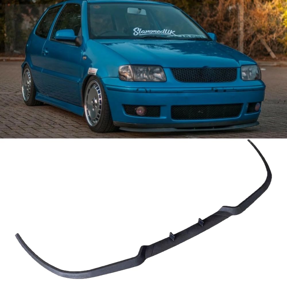 ELIT TUNING STORE Für VW Volkswagen Polo 6N2 MK3 Cupra R Frontstoßstange Lıp Spoiler Lıp Universal 3 Stück Karosserie Kit Sport Tuning Protector Autozubehör Außenteile von ELIT TUNING STORE