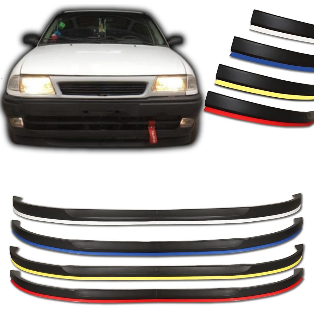 Für Opel Astra F 1991–1998, 2 Stück, Frontstoßstangenlippe, Karosserie-Kit, Spoiler, Splitter, Diffusor, Qualität, ABS-Kunststoff, professionelle Tuning-Teile (schwarz) von ELIT TUNING STORE