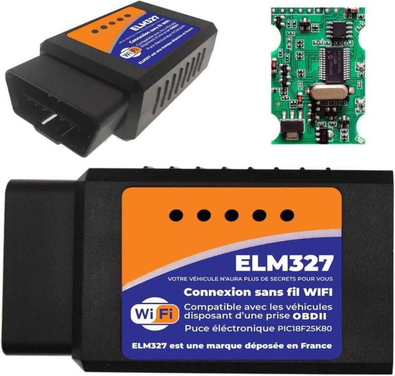 ELM327 OBD2 Bluetooth Diagnosegerät Scanner Code Leser für Android Windows, Auto Diagnosegerät OBD Adapter für Alle OBDII Protokoll Fahrzeuge von ELM327