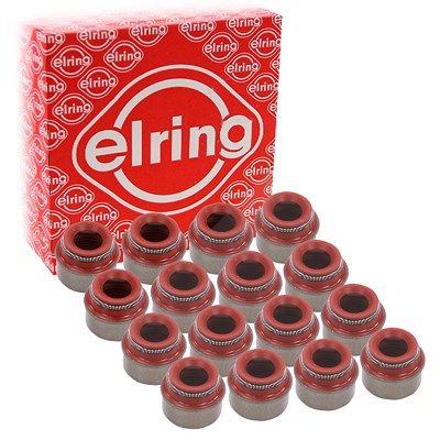 Elring 16x Dichtring, Ventilschaft [Hersteller-Nr. 701.289] für Alfa Romeo, Audi, BMW, Citroën, Fiat, Ginetta, Lada, Lancia, Peugeot, Porsche, Renault von ELRING