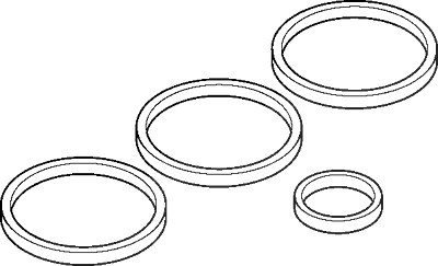 Elring Dichtungssatz, Ansaugkrümmer [Hersteller-Nr. 310.320] für Skoda, VW, Seat, Audi von ELRING