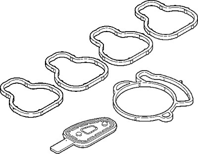 Elring Dichtungssatz, Ansaugkrümmer [Hersteller-Nr. 444.570] für Ford von ELRING