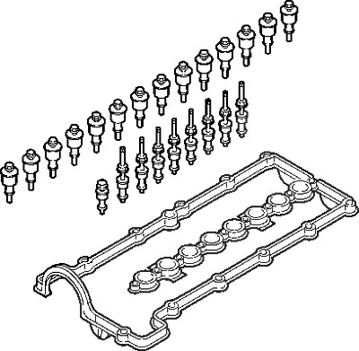 Elring Dichtungssatz, Zylinderkopfhaube [Hersteller-Nr. 357.900] für BMW von ELRING