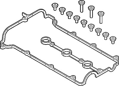 Elring Dichtungssatz, Zylinderkopfhaube [Hersteller-Nr. 658.980] für Ford Usa, Mazda von ELRING