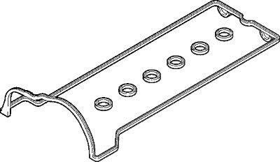 Elring Dichtungssatz, Zylinderkopfhaube [Hersteller-Nr. 445.500] für Mercedes-Benz von ELRING