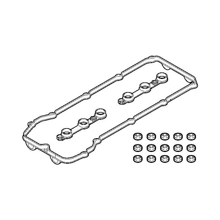 Elring Ventildeckeldichtungssatz BMW 3er E46 5er E39 7er X5 Z3 von ELRING