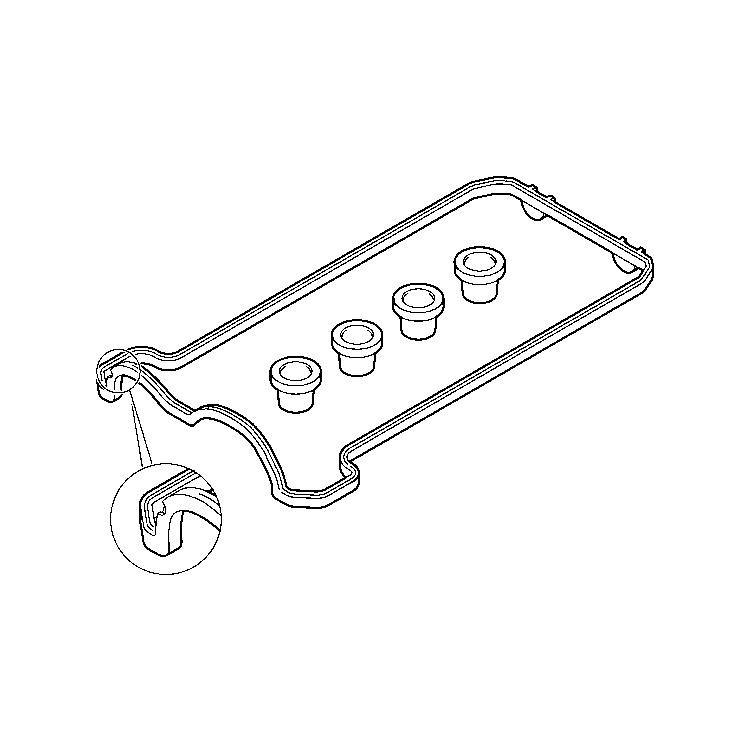 Elring Ventildeckeldichtungssatz links Mercedes-Benz E S Klasse SL C140 W140 W124 R129 von ELRING