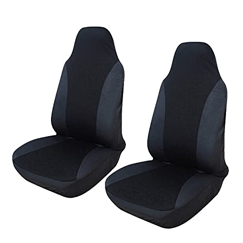 Autositzbezüge,Auto Sitzbezüge Universal Autositz-Abdeckung Protektoren Eimer Sitze Fit für Autos Trucks SUVs Vans 2 Stück Handwaschbar (Color : Black Bucket seat) von ELTOX