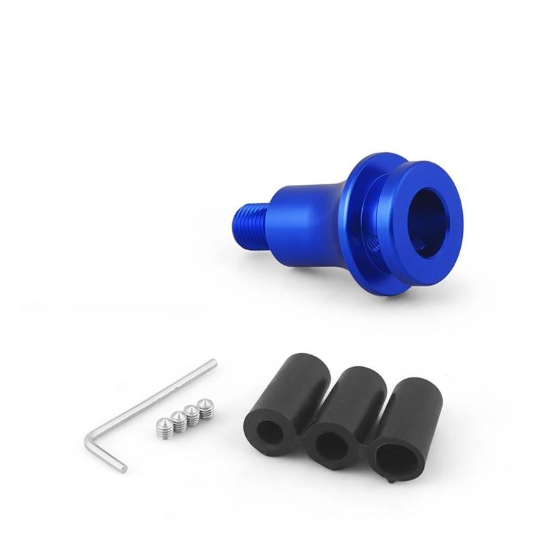 Schaltknauf,Auto Schaltknauf Universeller Auto-Handschaltknauf-Adapter for M12 x 1,25-Gewinde aus Aluminiumlegierung(Blue) von ELTOX