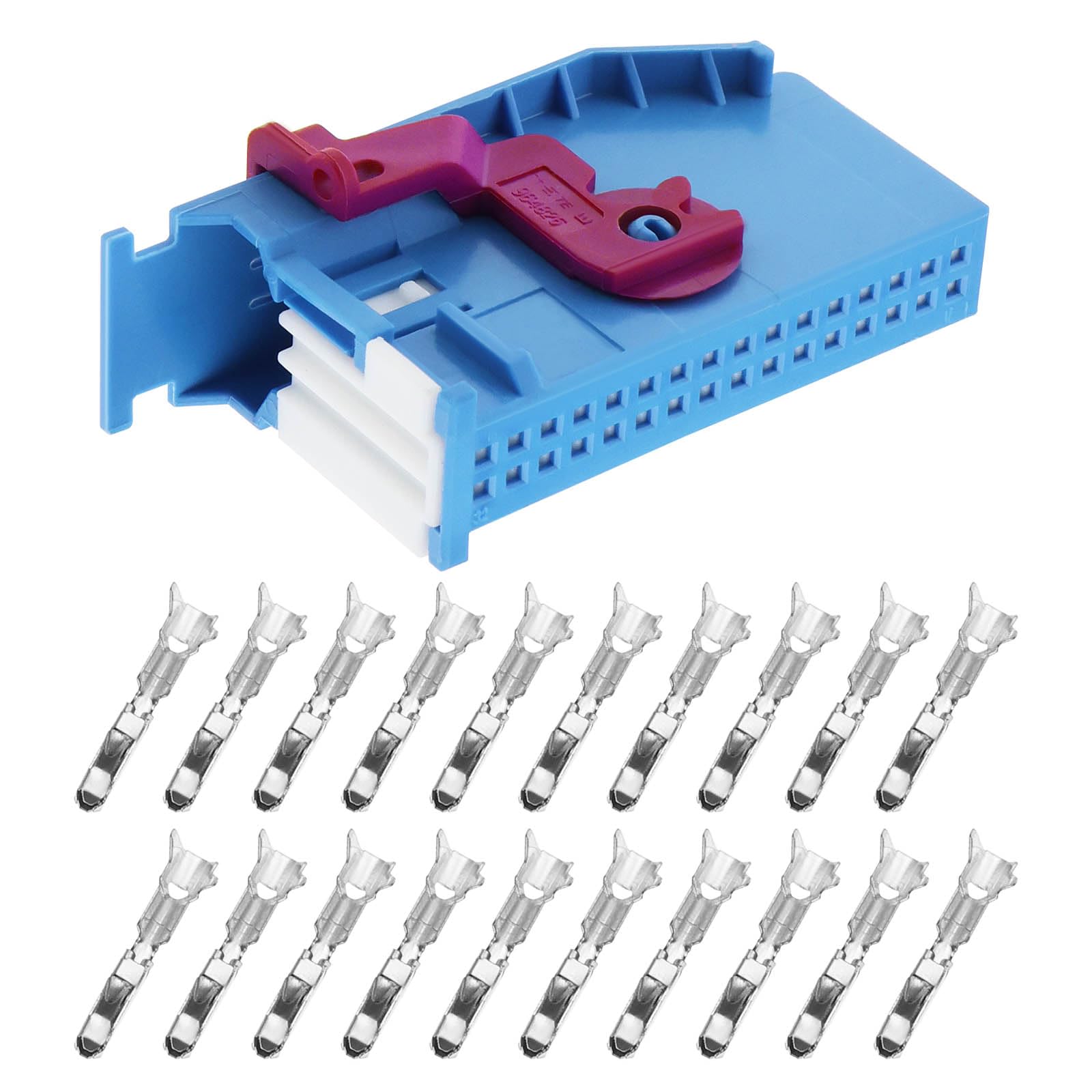 EMSea 32 PIN Nstrument Armaturenbrett Steckverbinder Buchse Auto Stecker mit Klemmen Kompatibel mit VW Kompatibel mit Audi Kompatibel mit Skoda von EMSea