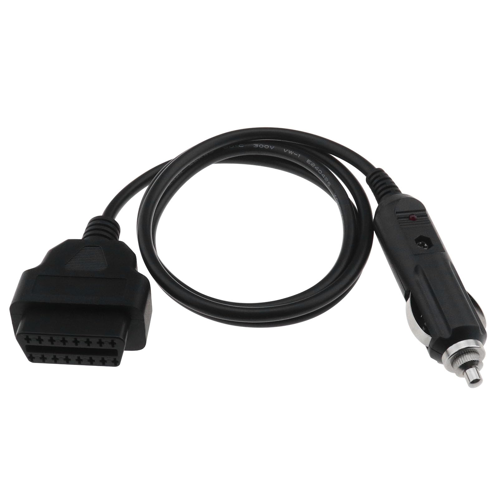 EMSea Zigarettenanzünder-Stecker auf OBD2-Buchse, Adapter, Zigarettenanzünder-Stecker auf OBD2-Buchse, verlängertes Ladekabel, Zubehör für Ladegeräte, Navigatoren, Fahrrekorder von EMSea