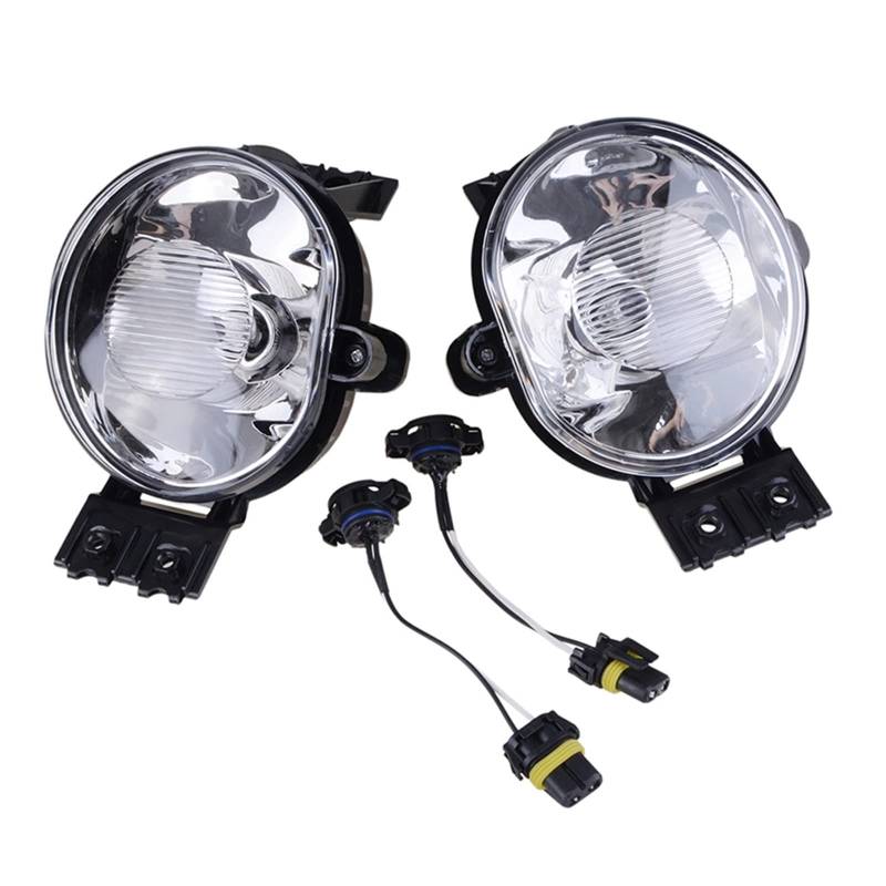 EMTOG Nebelscheinwerfer Montageset Frontstoßstange Lampe passend for Dodge Ram 1500 2500 3500 2002–2008 Autozubehör Abdeckung für Nebelscheinwerfer (Size : Fog Light Only) von EMTOG