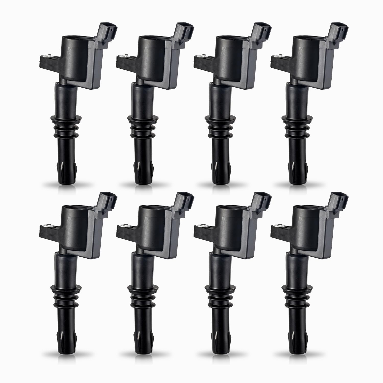 ENA Set mit 8 geraden Zündspulen für den Kofferraum, kompatibel mit Ford Lincoln Expedition Explorer F-150 Super Duty Mustang Mountaineer 4,6 l 5,4 l 6,8 l Ersatz für DG511 C1541 FD508 von ENA