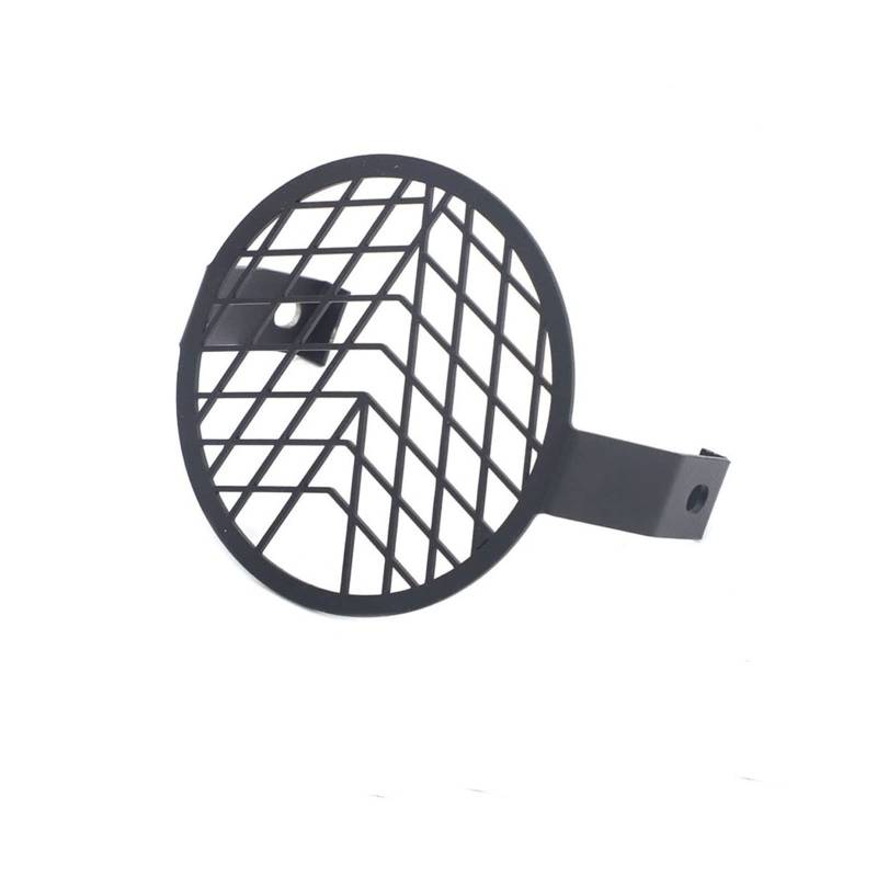 ENEFCKCHRL Scheinwerfer Kühlergrill Für XG250 Front Motorrad Scheinwerfer Mesh Grill Maske Stahl Retro Scheinwerfer Abdeckung Halterung Schutzfolie Schutzgitter Lampenschutz von ENEFCKCHRL