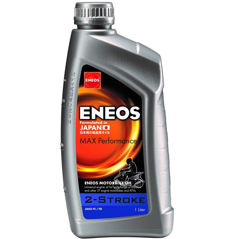 ENEOS Halbsynthetisches Öl 2T Eneos Max Performance 1 Liter (Motoröl 2T) / halbsynthetisches Öl 2T Eneos Max Performance 2-Stroke 1 Liter (Engine Oil 2T) von Eneos