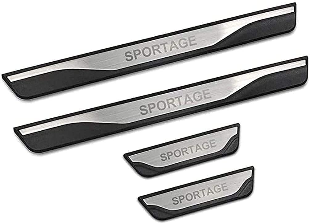 ENFILY 4PCS Auto Außen Einstiegsleisten Schutz Zubehör für KIA Sportage QL 4 2016-2022 Abriebschutz Schwelle Willkommen Pedal Strip Abdeckung Styling Dekoration von ENFILY