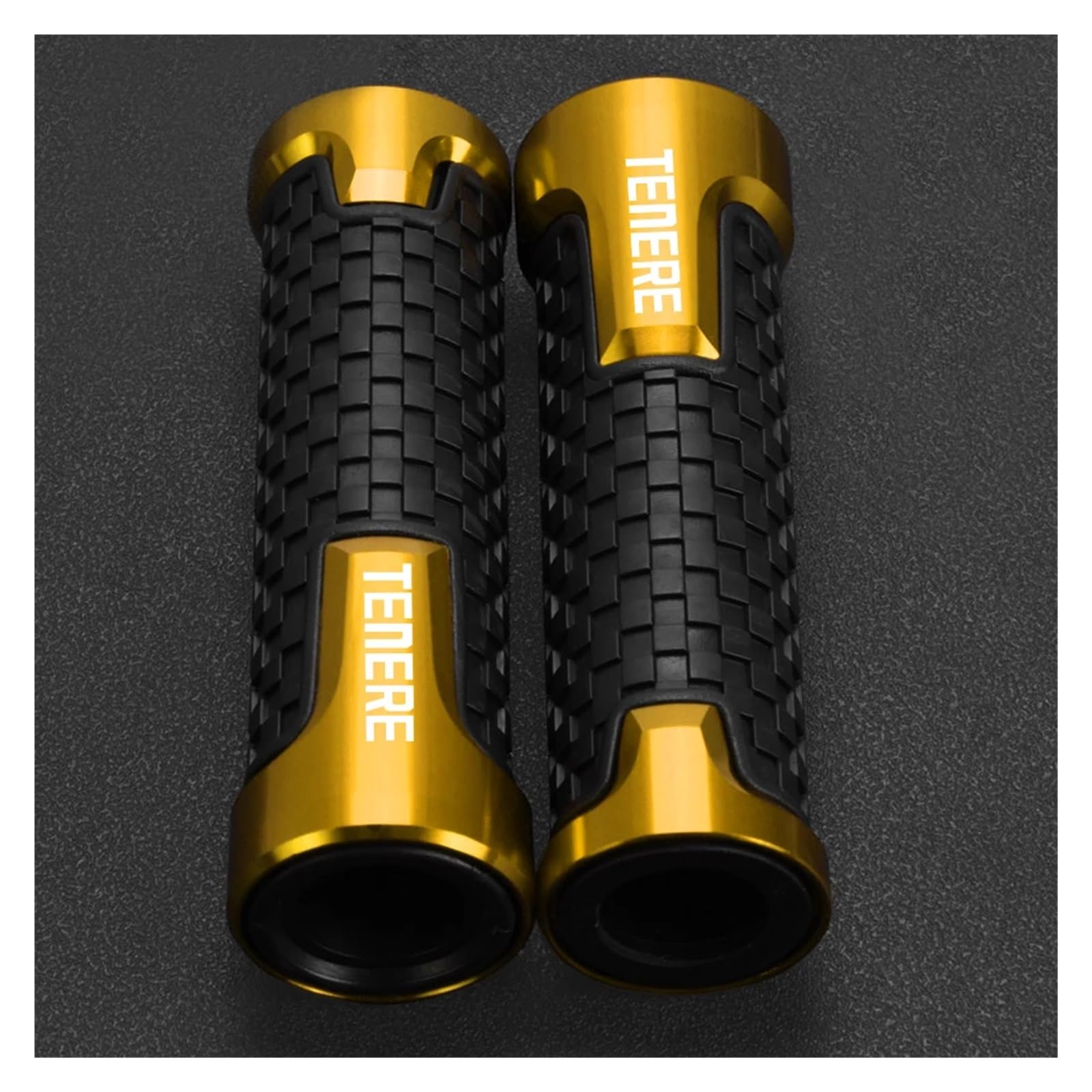 ENGEBS Motorrad Griff Abdeckung FÜR XT1200 XT600 XTZ660 XTZ750 Z/ZE/SUPER TENERE 700/RALLY 900 GT 2023 22 Lenkergriffenden Lenkergriffe Motorrad(Gold Handle) von ENGEBS